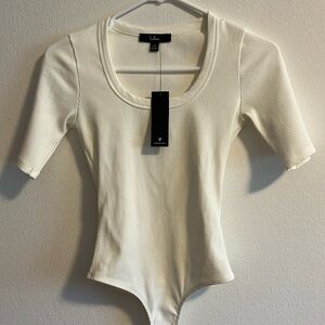 Lulus bodysuit white